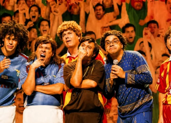 Companhia leva ao palco humor inspirado na paixão nacional pelo futebol - Foto: Reprodução