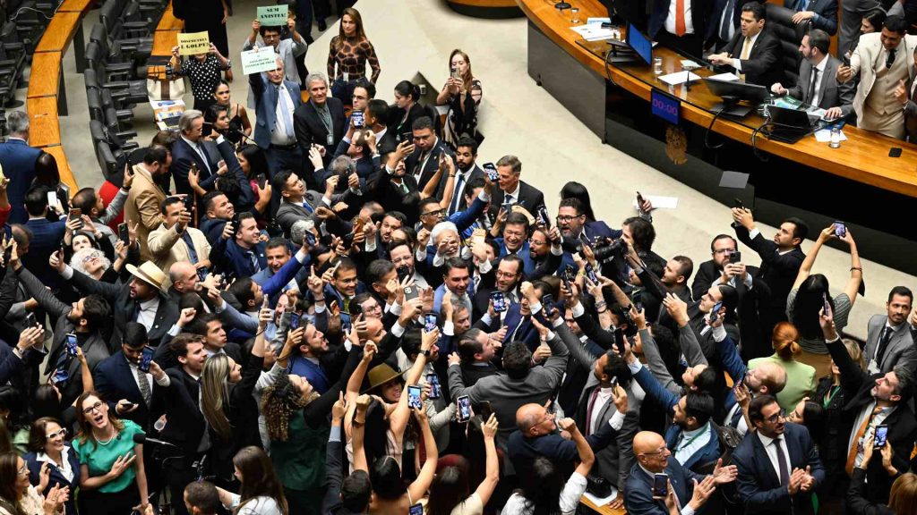 Sessão conjunta reuniu deputados e senadores para votação decisiva sobre abrandamento de penas - Foto: Carlos Moura/Agência Senado