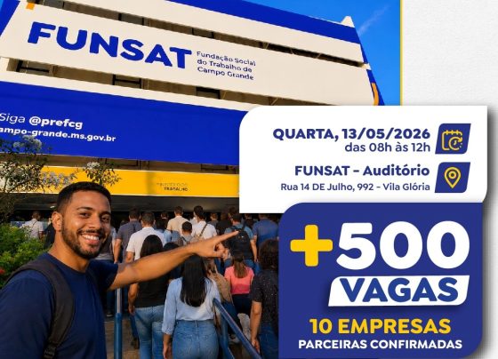 Feirão da Funsat reúne empresas com entrevistas imediatas em Campo Grande - Foto: Divulgação