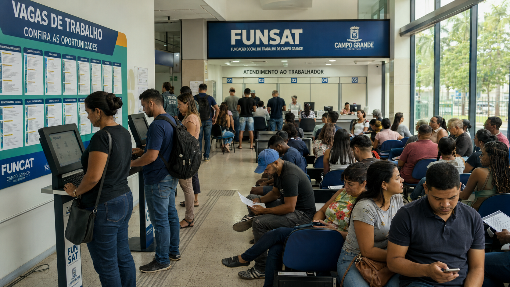 Funsat oferece mais de mil vagas sem exigir experiência
