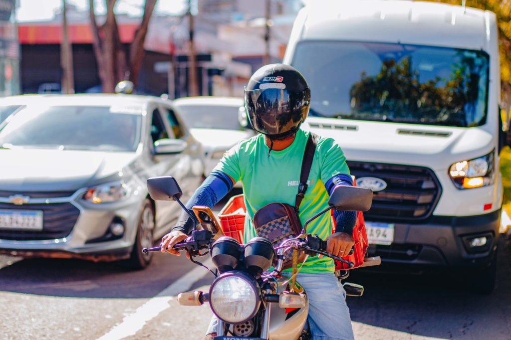 Ação de saúde será voltada a motoentregadores em Campo Grande - Foto: Divulgação PMCG