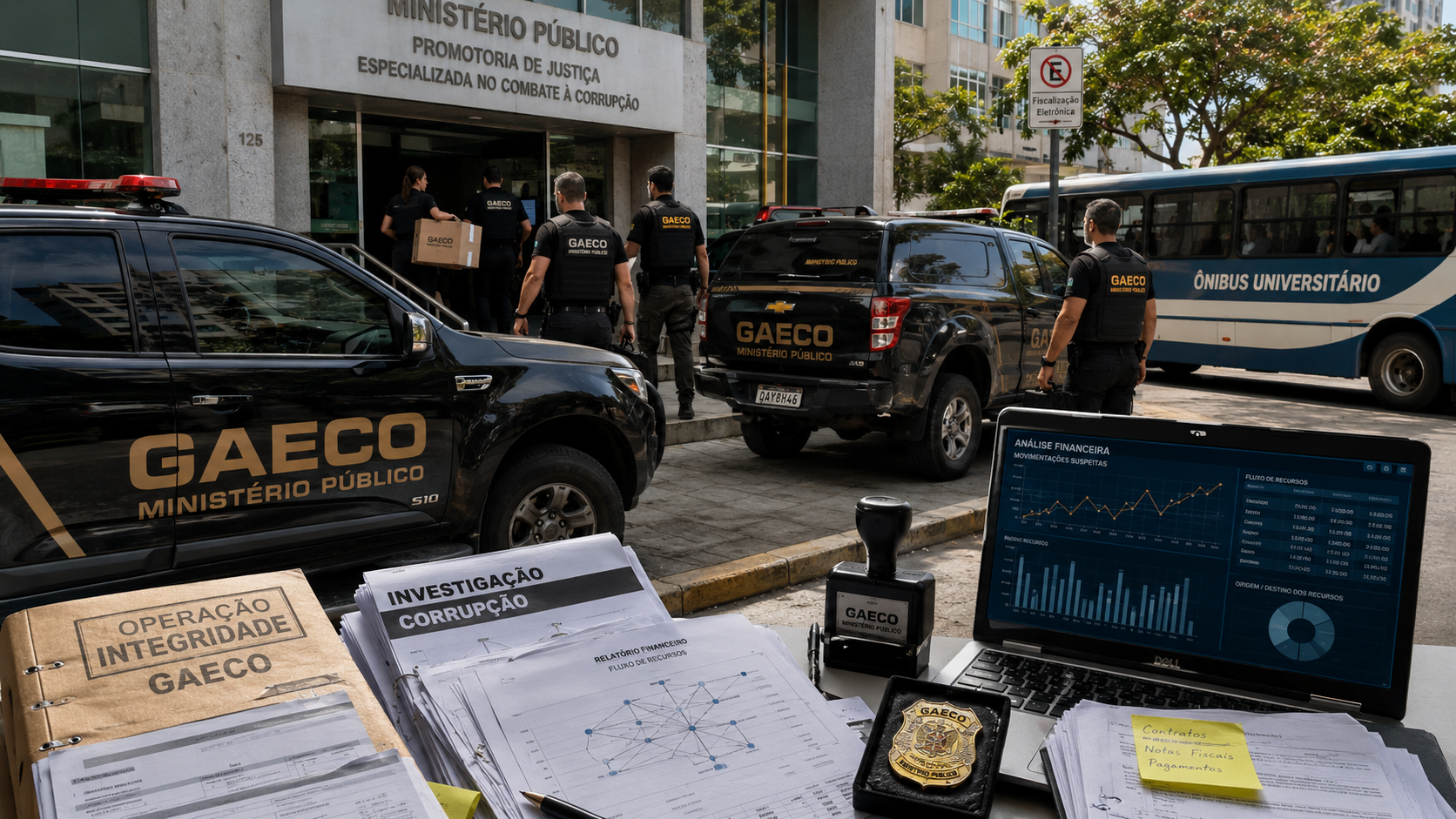 Gaeco mira suposto desvio no transporte universitário em MS