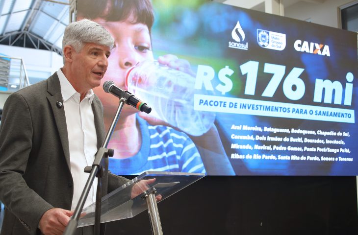 Governo de MS anuncia R$ 176 milhões para ampliar e modernizar abastecimento de água em 16 cidades