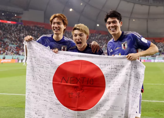 Japão venceu a Espanha mesmo com apenas 18% de posse de bola na Copa do Catar - Foto: Fifa.com