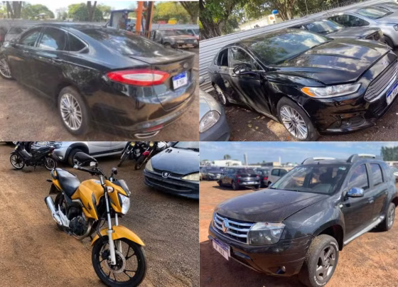 Detran-MS abriu leilão com carros, motos e sucatas em Mato Grosso do Sul - Foto: Detran-MS