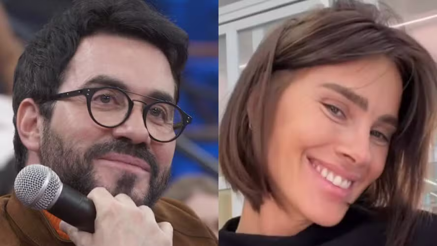 Carolina Dieckmmann muda o visual e comentário de Padre Fábio de Melo chama atenção — Foto: Divulgação TV Globo/Instagram