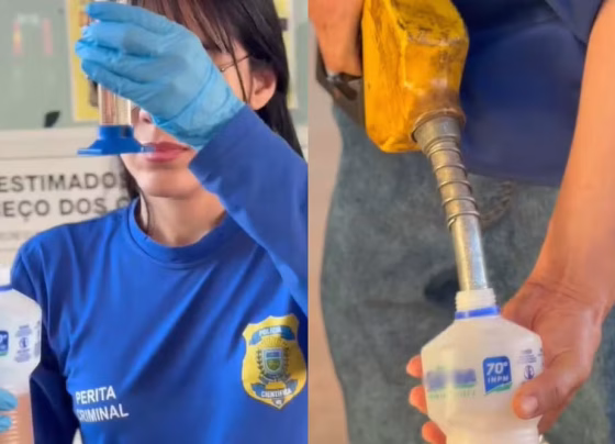 Polícia Civil realizou operação para investigar suspeita de combustível adulterado em MS - Foto: PCMS