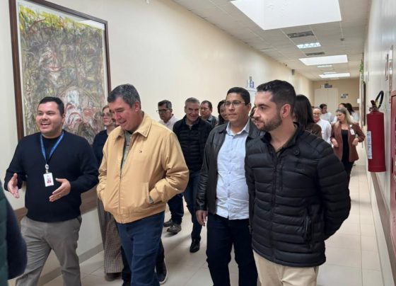 Governador Eduardo Riedel vistoriou as obras da nova UTI Neonatal do Hospital Cassems de Corumbá - Foto: Divulgação/Cassems