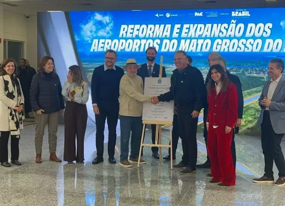 Lula participou da entrega oficial das obras nos aeroportos de Campo Grande, Corumbá e Ponta Porã - Foto: Helio de Freitas