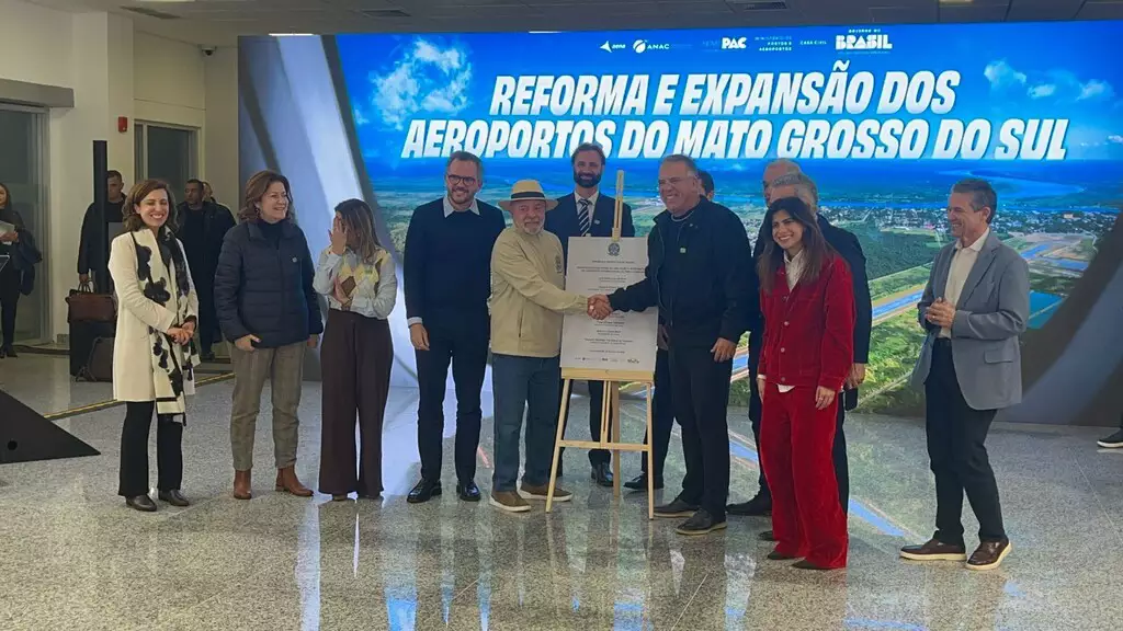Lula oficializa entrega de aeroportos modernizados em MS