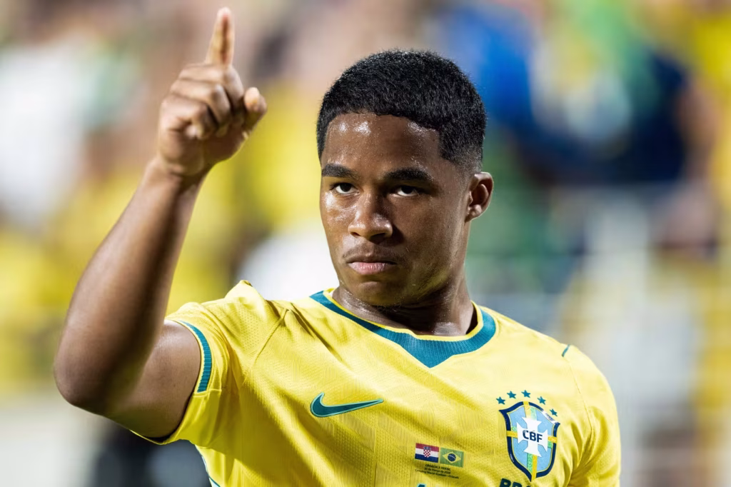 Com filho a caminho, Endrick recebe incentivo de campeão mundial - Foto: FIFA