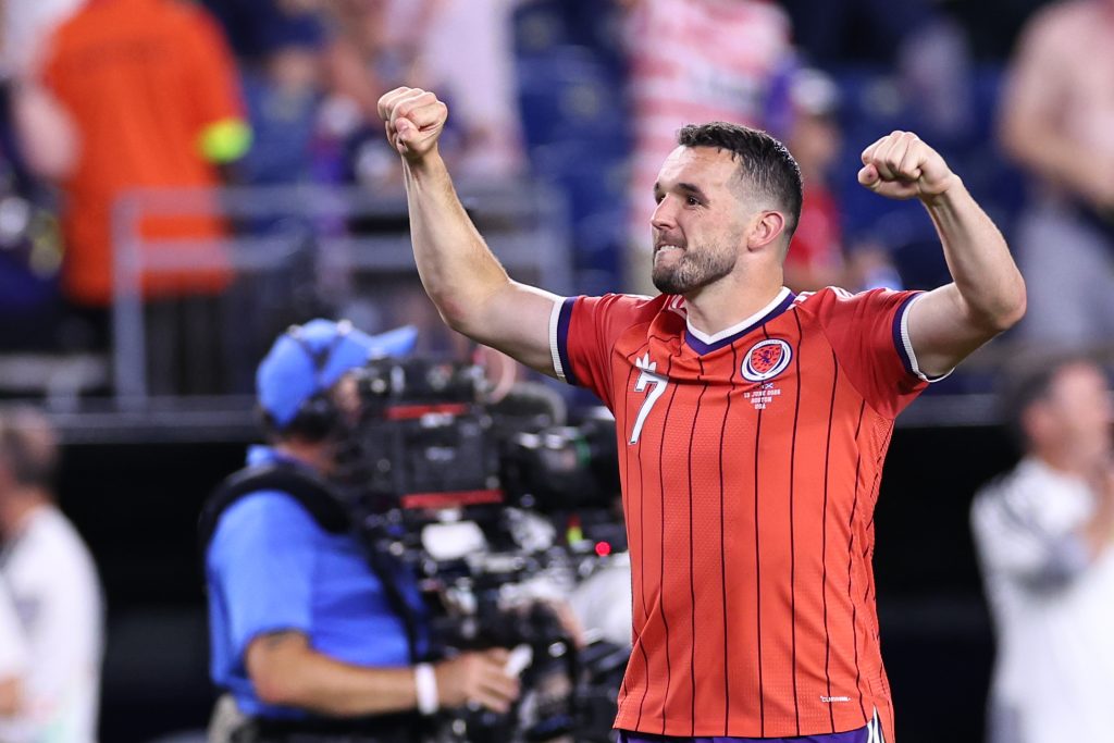 McGinn marcou o gol que garantiu a vitória histórica da Escócia sobre o Haiti na estreia da Copa do Mundo 2026 - Foto: FIFA