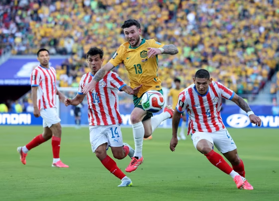 Austrália empatou com o Paraguai e avançou em segundo lugar no Grupo D - Foto: Fifa