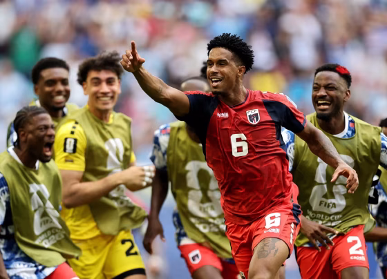 Kevin Pina marcou o primeiro gol da história de Cabo Verde em Copas do Mundo - Foto: FIFA