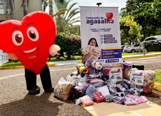 Mobilização busca ampliar a arrecadação de roupas e cobertores para o inverno - Foto: CG Notícias