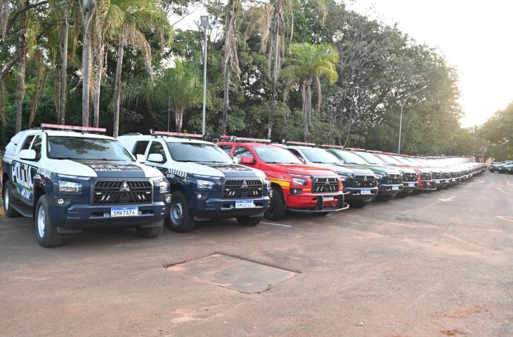 MS entrega 522 viaturas e reforça forças de segurança
