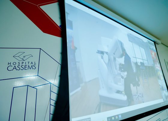 Hospital Cassems participou de projeto internacional com cirurgias robóticas simultâneas - Foto: Divulgação/Cassems
