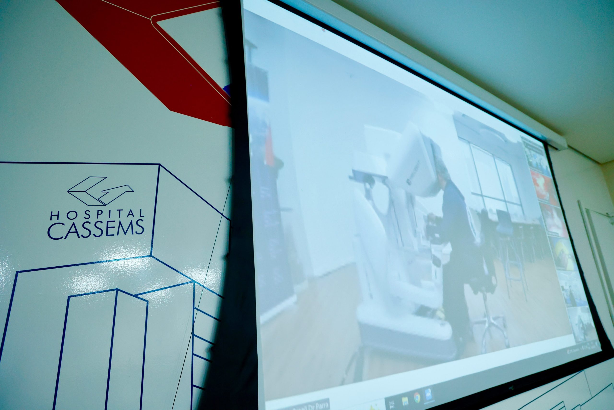 Hospital Cassems participa de cirurgia robótica inédita