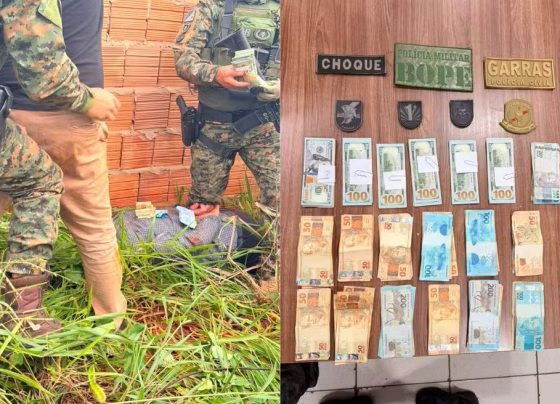 Operação policial terminou com o resgate da vítima e a prisão dos suspeitos em Campo Grande - Foto: Polícia Militar/MS