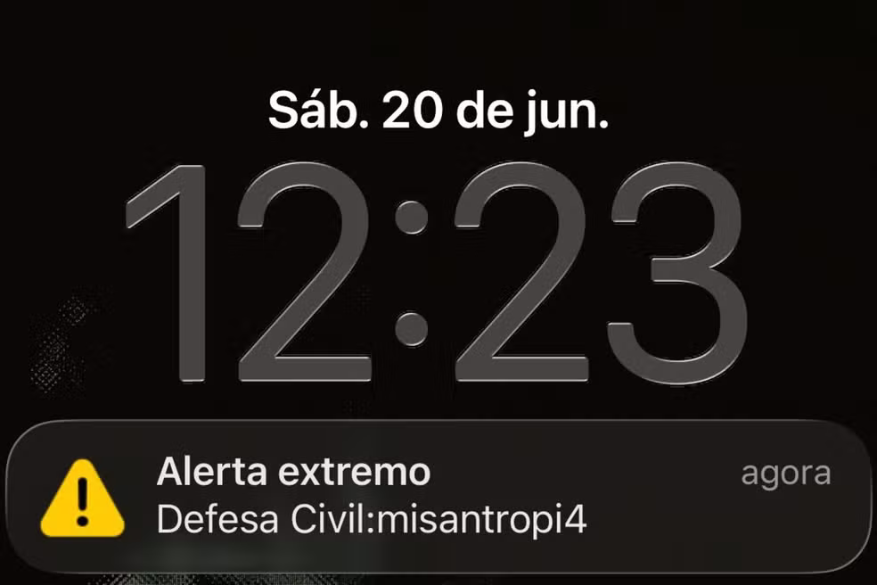 Governo aciona PF após alerta falso da Defesa Civil em celulares