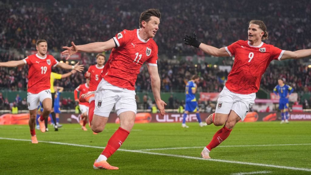 Áustria estreou com vitória e somou os primeiros três pontos na Copa do Mundo - Foto: Getty Images