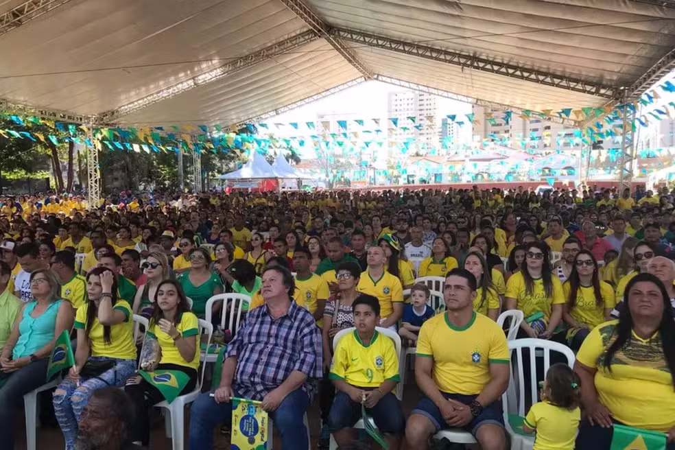 MS terá telões para Brasil x Japão nesta segunda-feira
