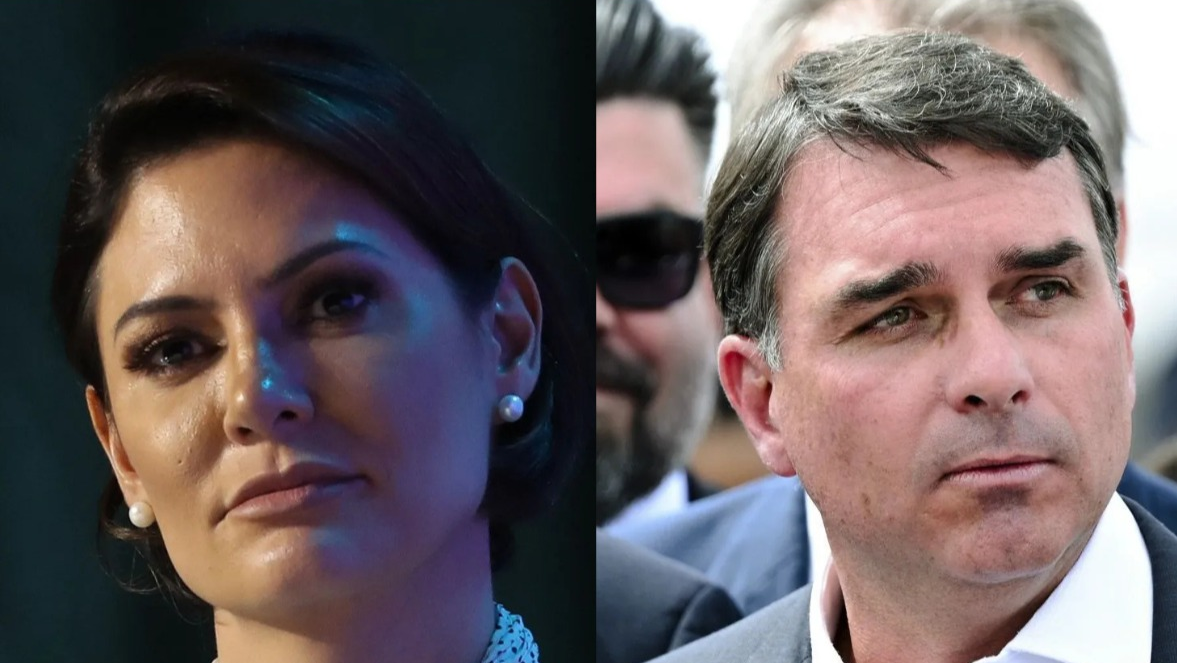 Veto a Flávio amplia influência de Michelle no entorno de Bolsonaro