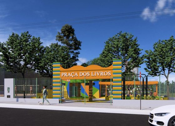 Praça dos Livros terá segunda etapa executada no Bairro Seminário, em Campo Grande - Foto: Assessoria de Imprensa do Vereador