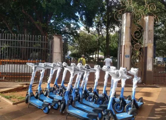 Fase de testes terá 400 patinetes elétricos disponíveis para aluguel em Campo Grande - Foto: Ketlen Gomes