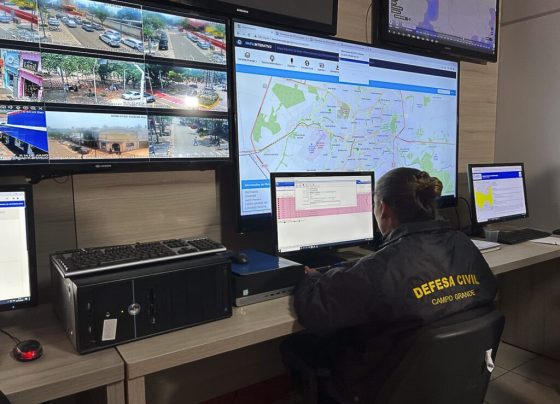 Defesa Civil emitiu alerta amarelo para queda de temperatura em Campo Grande - Foto: CG Notícias