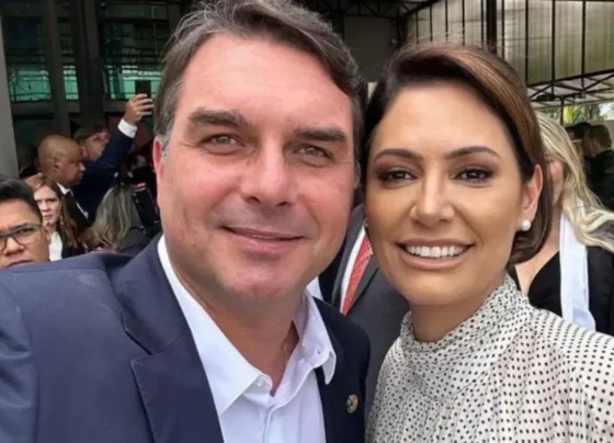 Michelle Bolsonaro ainda não definiu como participará da campanha presidencial de Flávio - Foto: Reprodução/Redes sociais