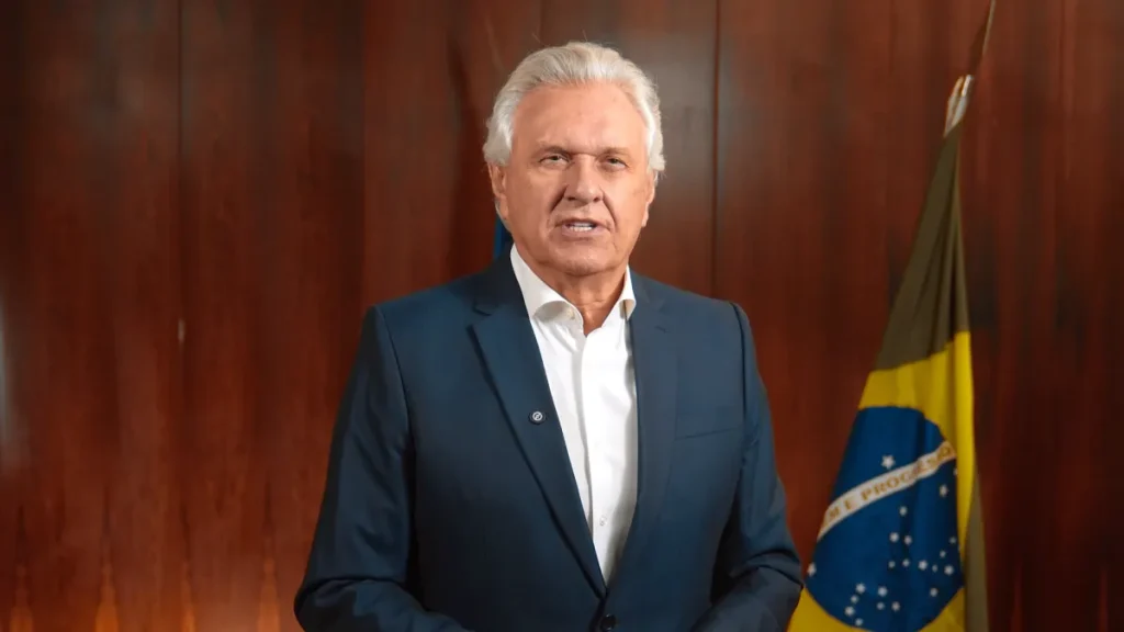 Ronaldo Caiado teve a candidatura à Presidência oficializada durante convenção do PSD - Foto: Reprodução