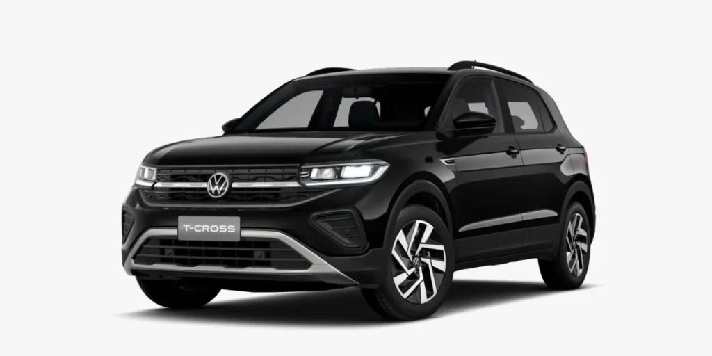 T-Cross 2027 terá câmbio automático de oito marchas nas versões 200 TSI - Foto: Divulgação