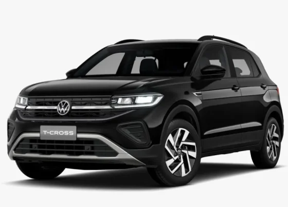T-Cross 2027 terá câmbio automático de oito marchas nas versões 200 TSI - Foto: Divulgação