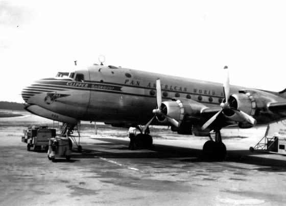 Clipper Endeavor, avião da Pan Am desaparecido desde 1952, teve destroços encontrados no mar - Foto: Pan Am Historical Foundation via AP