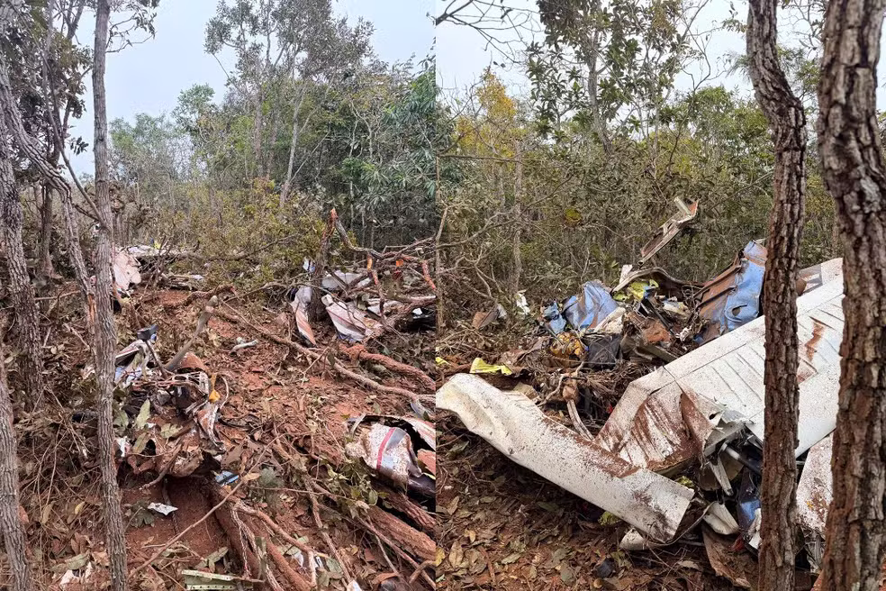 Avião cai e mata piloto e pesquisadora em Campo Grande