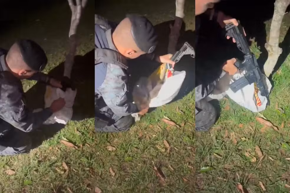 Fuzil americano é encontrado abandonado em avenida de Ponta Porã