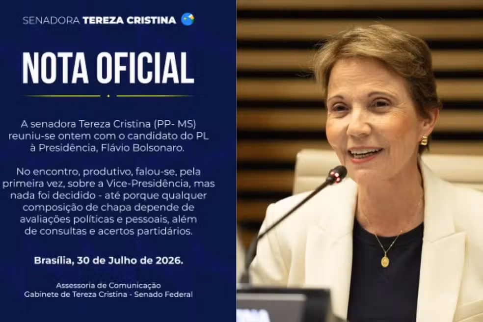 Senadora afirmou que nenhuma decisão foi tomada sobre a composição presidencial - Foto: Edilson Rodrigues/Agência Senado