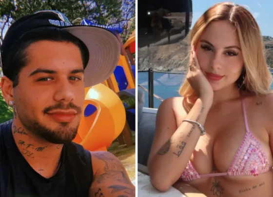 Zé Felipe e Lara Jucah foram vistos juntos após uma apresentação do cantor - Foto: Instagram/Zé Felipe e Lara Jucah