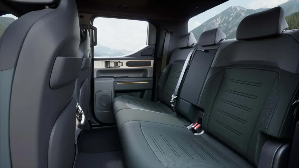 Primeira picape média da Kia no Brasil aposta em visual incomum e cabine com três telas - Foto: Divulgação/Kia