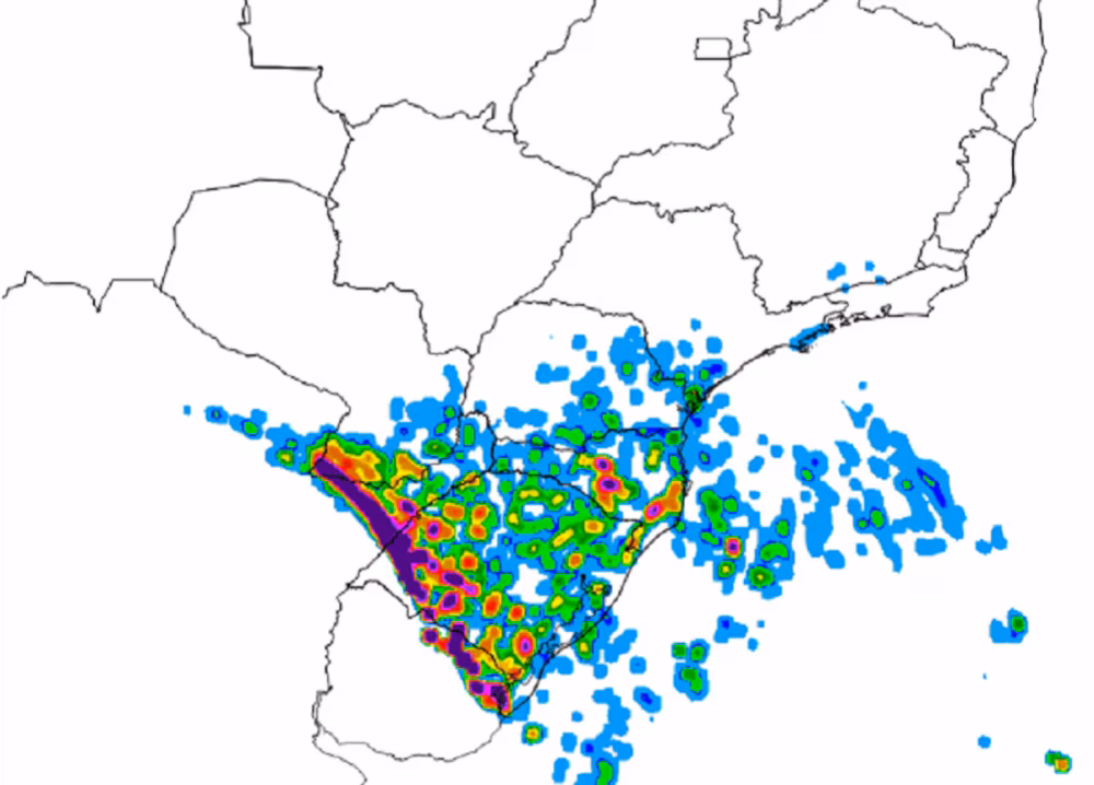 Ciclone pode levar tempestades e ventos fortes a Mato Grosso do Sul