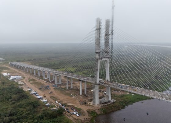 Ponte da Rota Bioceânica será uma das principais ligações entre Mato Grosso do Sul e o Paraguai - Foto: Williams Souza