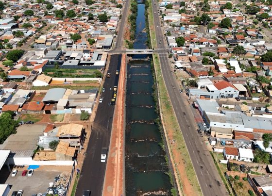 Avenida Ernesto Geisel começou a receber recapeamento nesta terça-feira em Campo Grande - Foto: CG Notícias