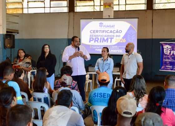 Trabalhadores do PRINT ligados à Sisep participaram da entrega de certificados nesta quinta-feira em Campo Grande - Foto: CG Notícias