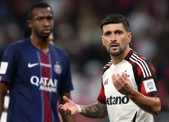 Flamengo disputou a final da Copa Intercontinental de 2025 e perdeu o título para o PSG nos pênaltis - Foto: Mohamed Farag/FIFA via Getty Images