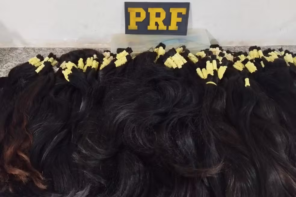 Passageiro é flagrado com 18 kg de cabelo humano em ônibus na BR-262