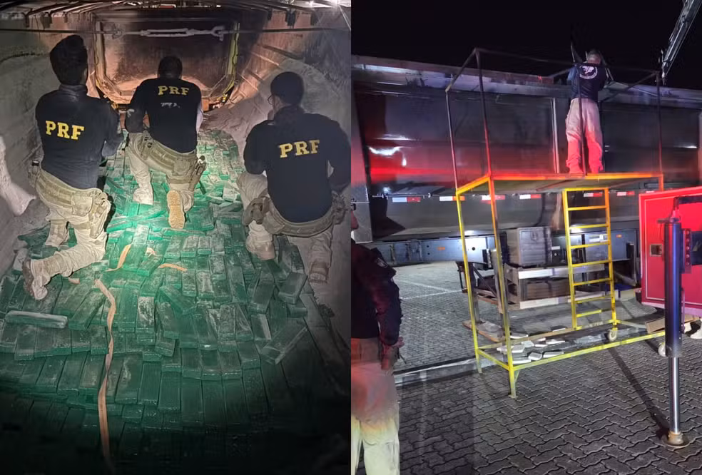 Caminhões escondiam 3,5 toneladas de drogas em Campo Grande