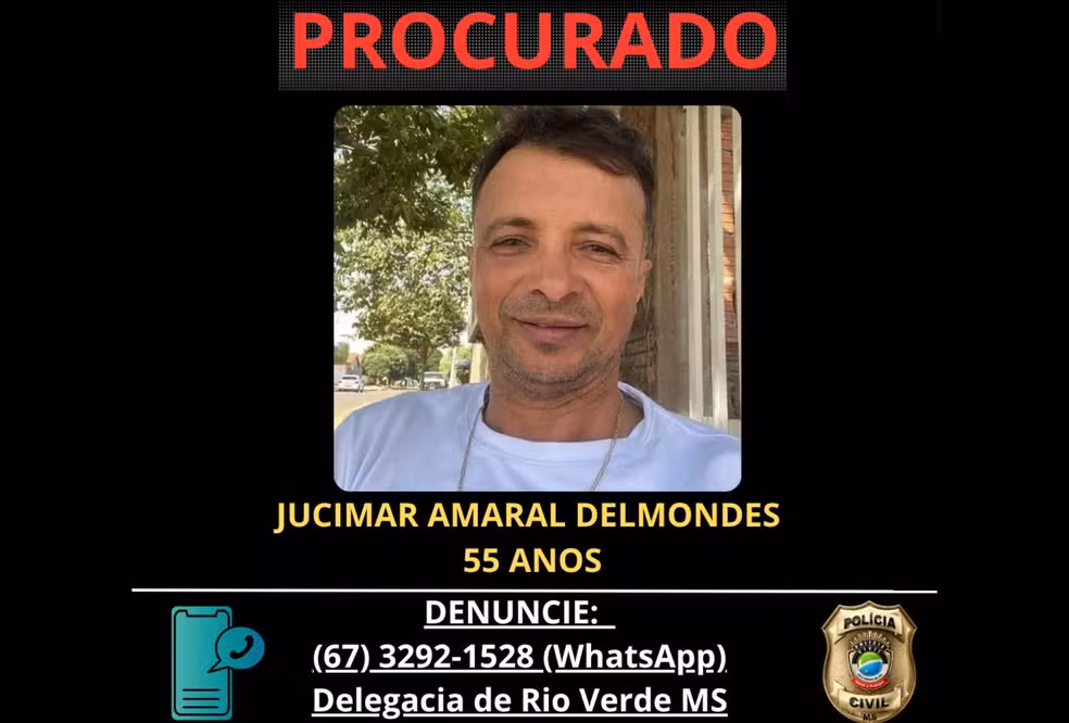 Polícia procura suspeito de matar companheira diante dos filhos em MS