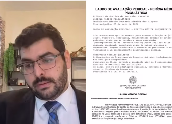 Advogado Márcio Almeida recorre após ter nomeação para juiz leigo barrada pelo TJSC - Foto: Reprodução