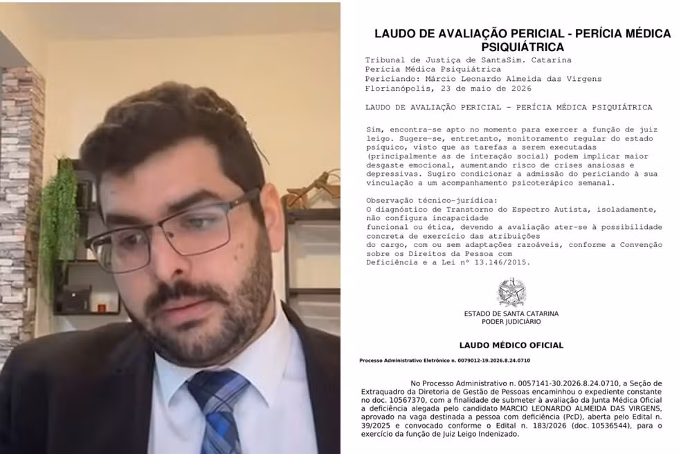 Advogado de Campo Grande recorre após ter vaga de juiz leigo negada por ser autista
